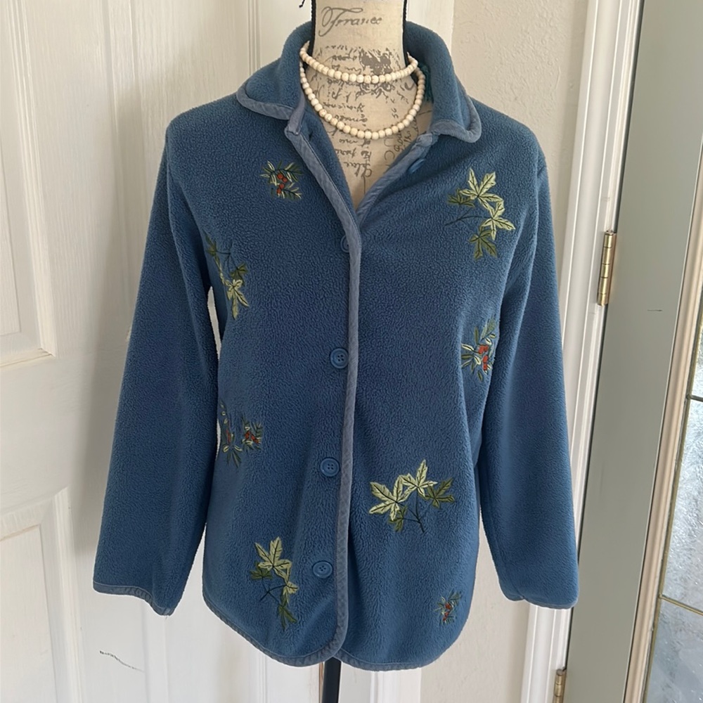 Vintage Cherokee Embroidered Fleece Sz S